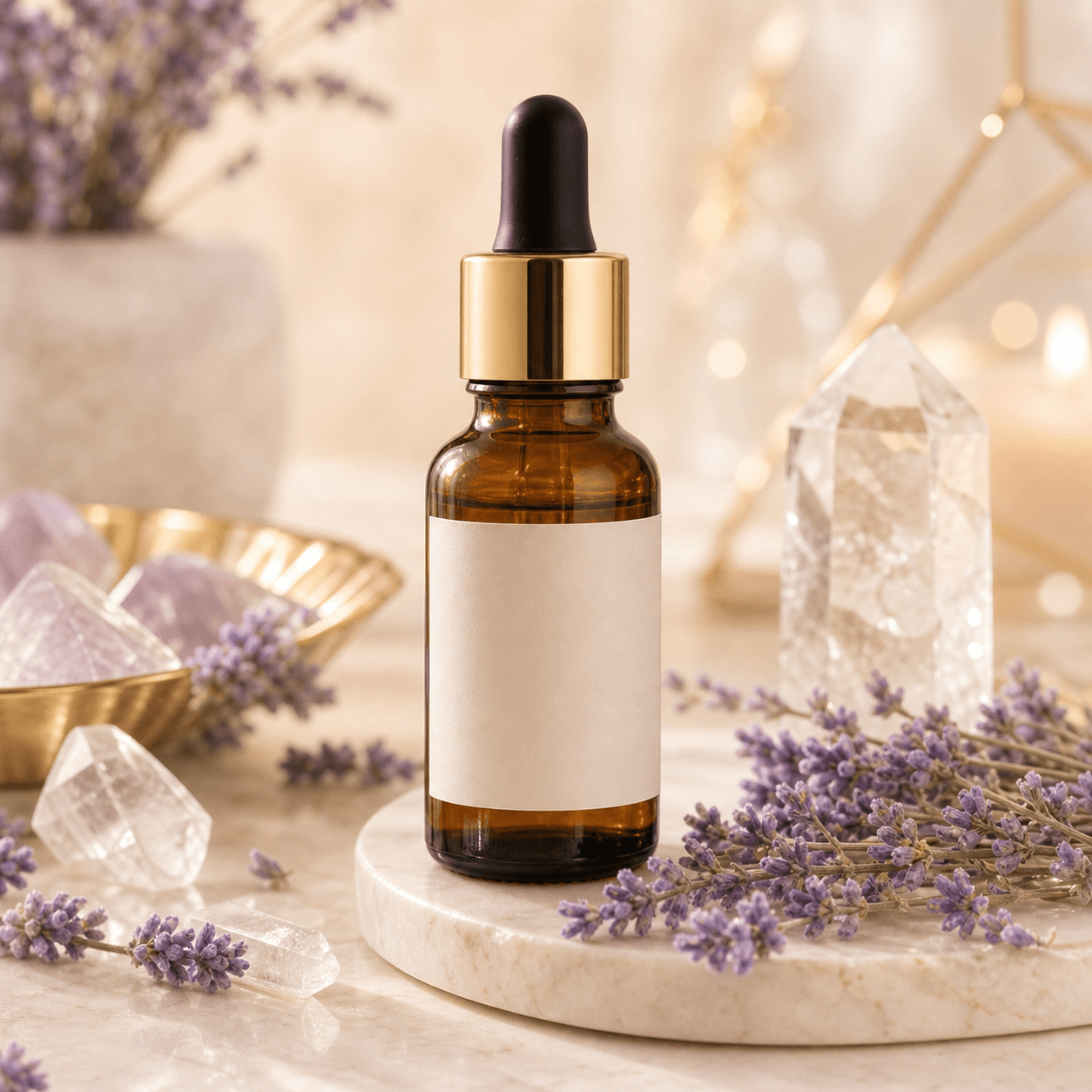 Fotografía luminosa del producto Aceite esencial lavanda