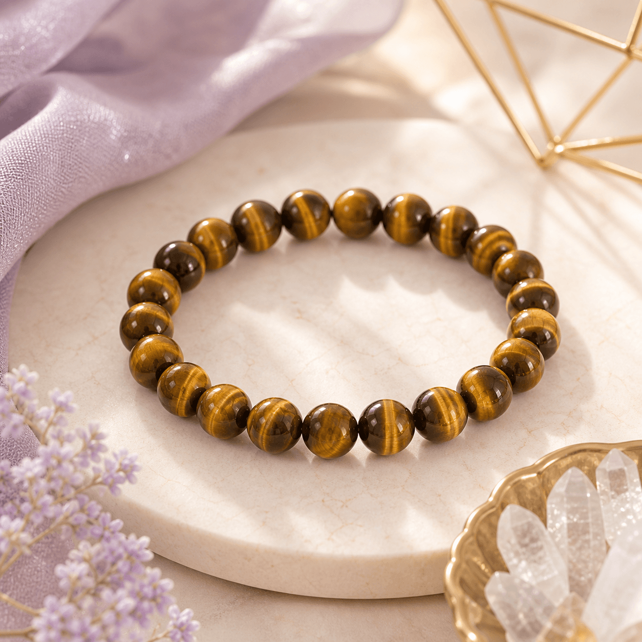 Fotografía luminosa del producto Pulsera ojo de tigre